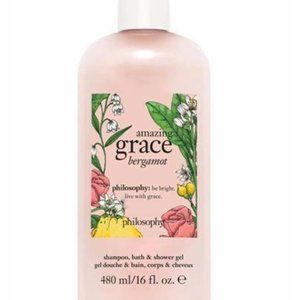 New Philosophy Amazing grace Bergamot 3 in 1 Shower Gel Shampoo Bubble Bath